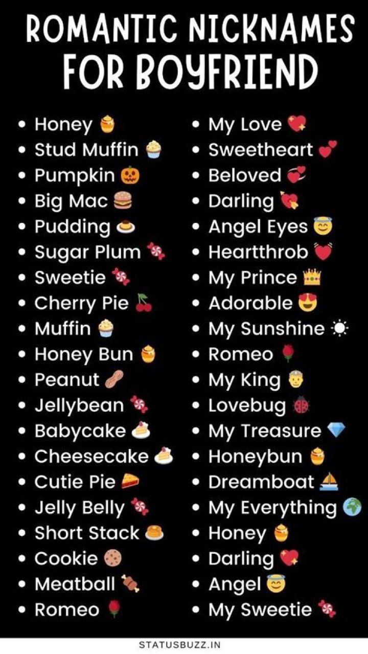 80+ Adorable And Unique Cute Names To Call Your Boyfriend