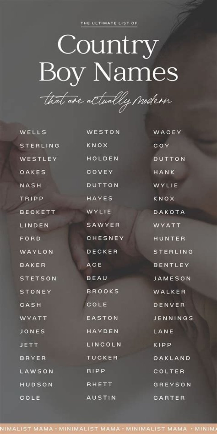 County Boy Names: Find The Perfect Southern Charm For Your Little Cowboy