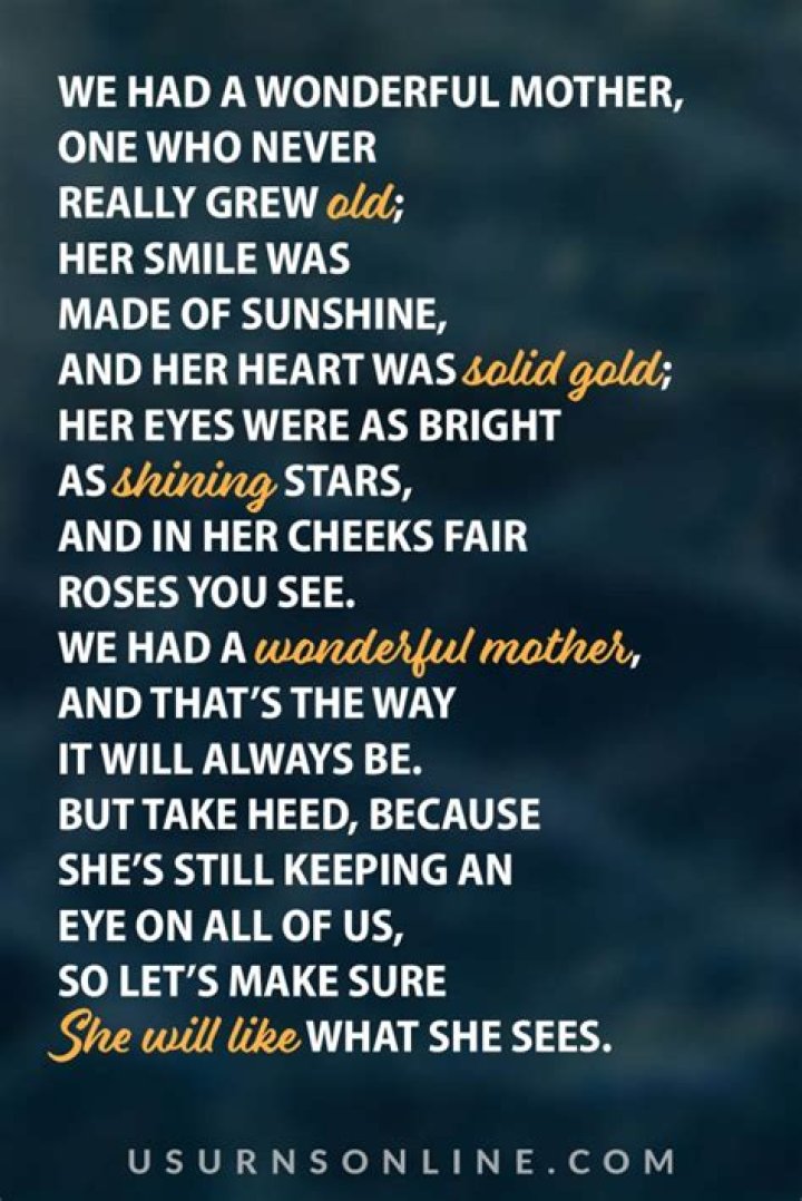 Heavenly Tribute To Our Beloved Mother