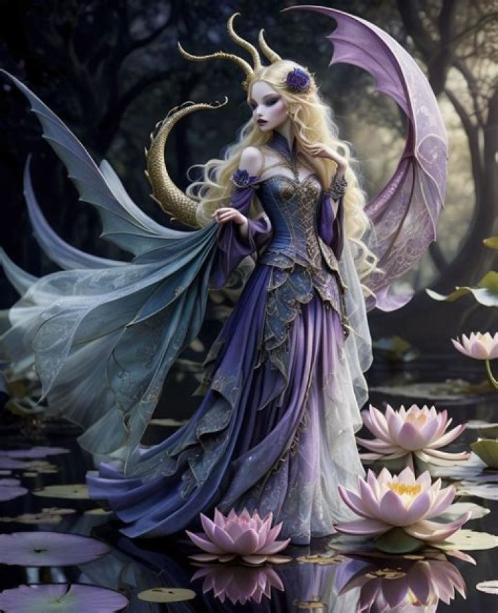 Ravishing Bride Adorned In Purple's Enchantment