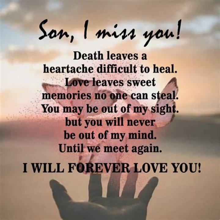 Sending Love To My Son: Missing You Every Day