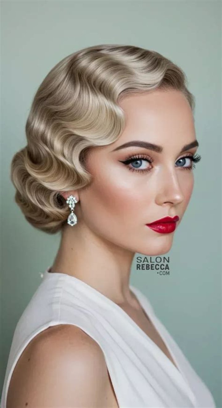 Sleek And Vintage: Guide To Short Hair Finger Wave Styles