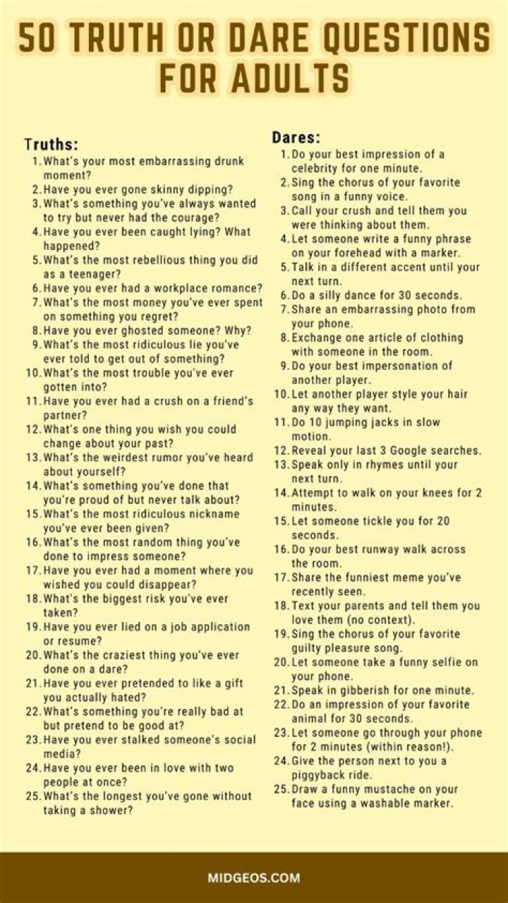 Spice Up Your Conversations: Truth Or Dare Questions For Adults Over Text