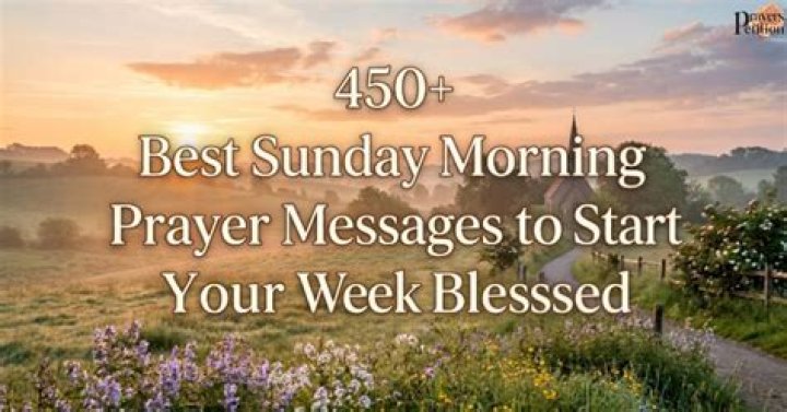 Sunday Mornings: A Serene Start To The Week