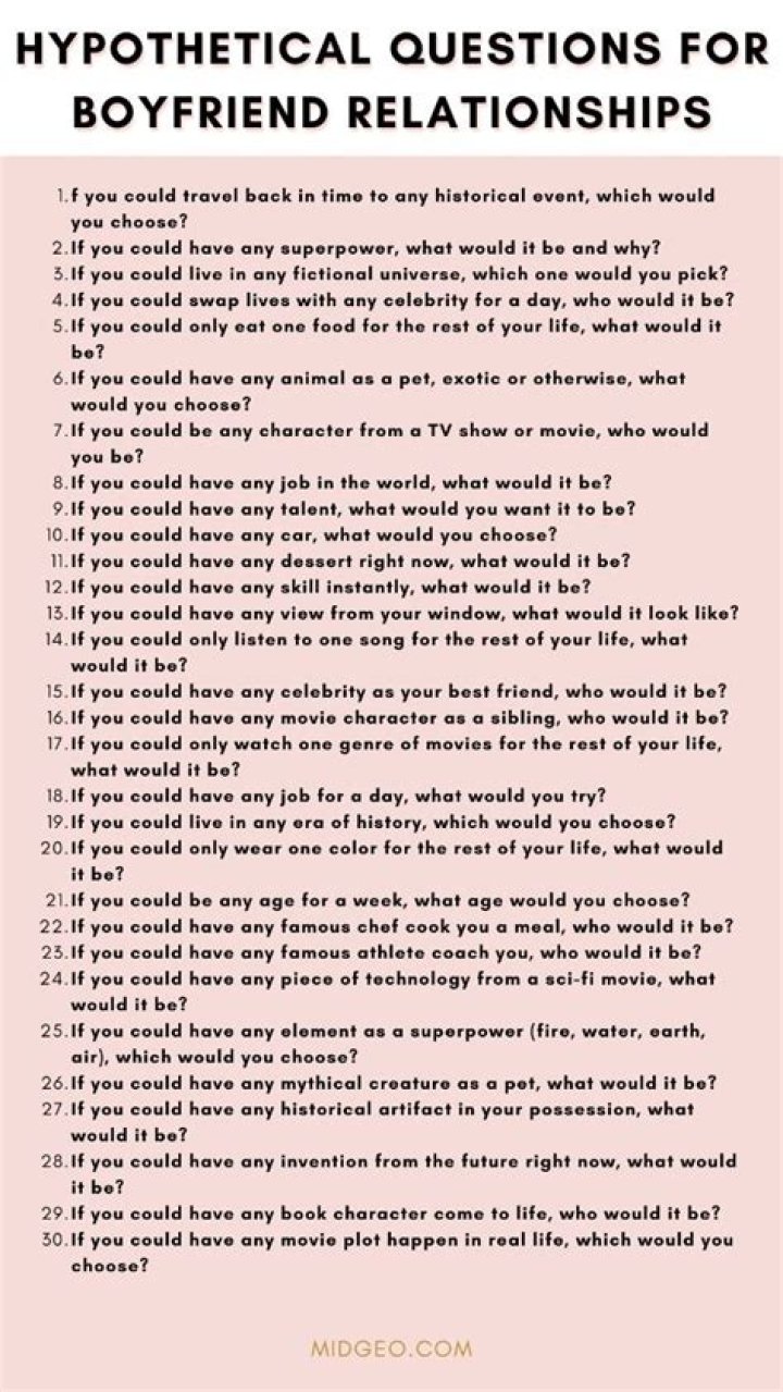 The Ultimate List Of Hypothetical Questions To Ask Your Boyfriend: Dive Deep Into His Mind