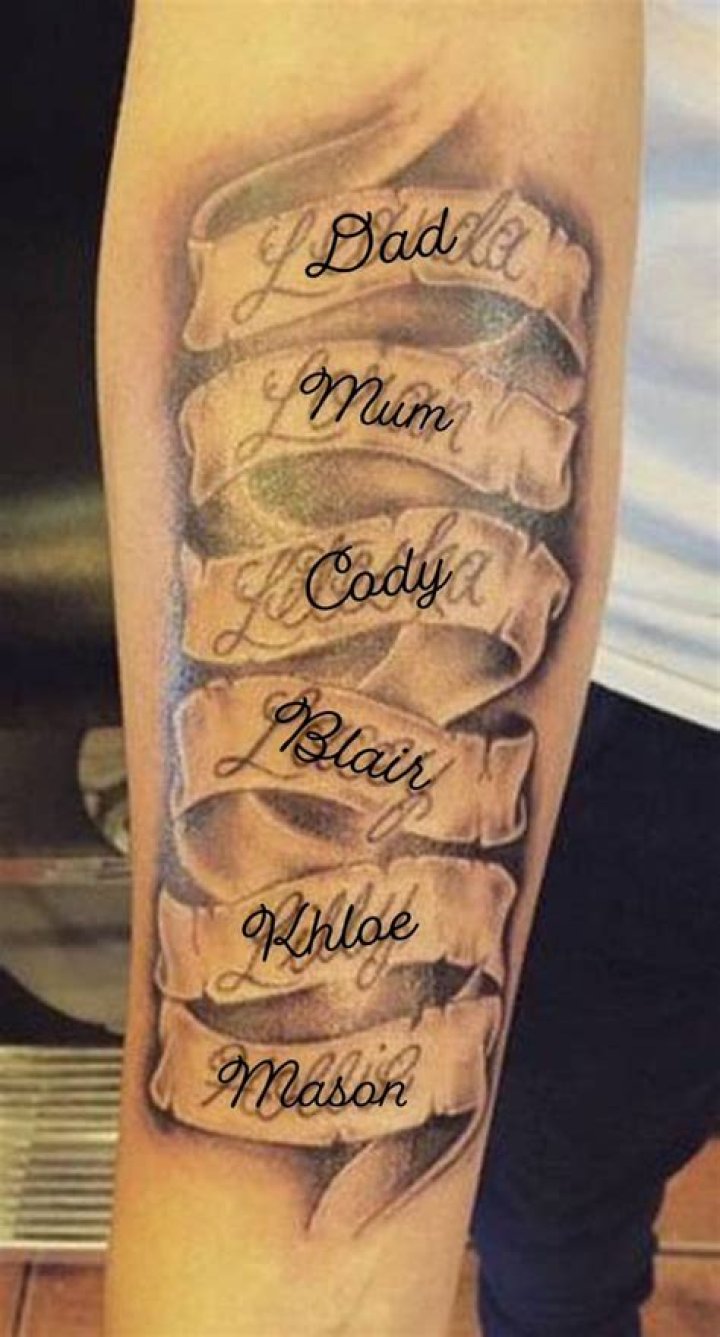 Timeless Family Name Tattoo Ideas To Honor Your Lineage
