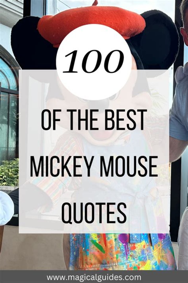 Ultimate Guide To Unforgettable Mickey Mouse Sayings