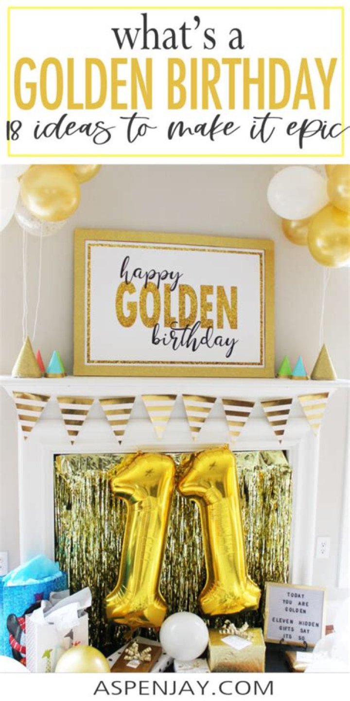 Unforgettable Golden Birthday Gifts: Celebrate The Special Milestone