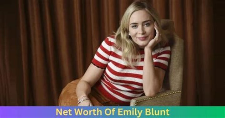 Unveiling Emily Blunt's Net Worth: A Detailed Analysis