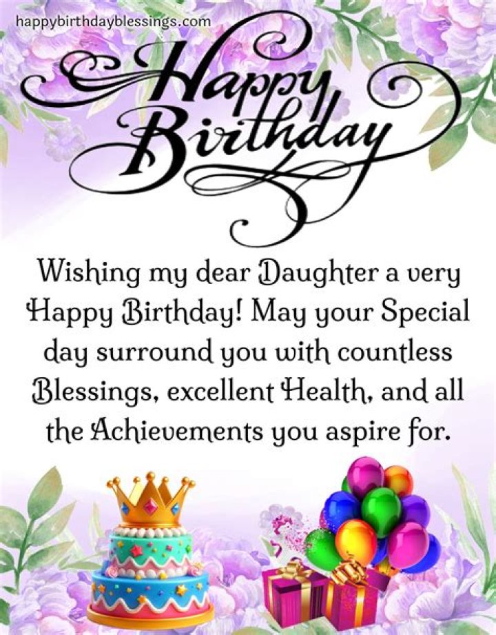 Warmest Birthday Wishes For My Dearest Daughter